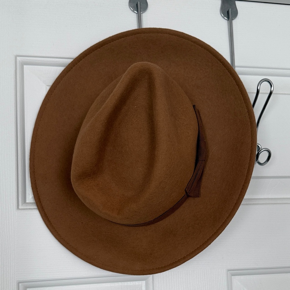 J. Crew Brown 100% Wool Hat - Picture 2 of 9